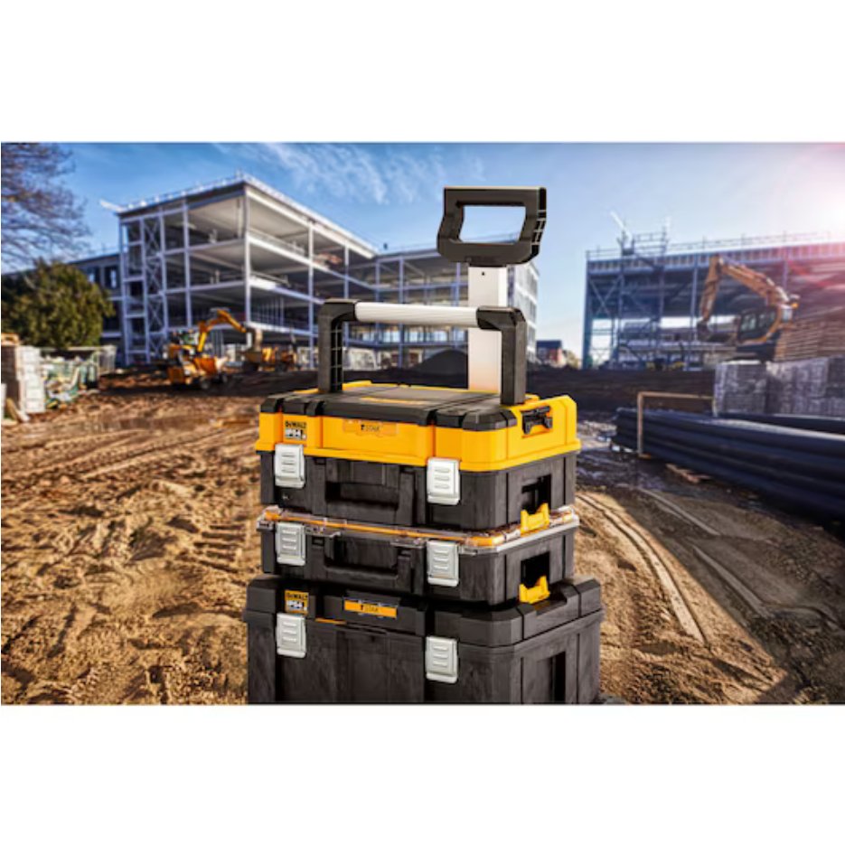 DeWalt TSTAK IP54 Organiser Top Shallow Box