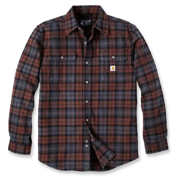 Carhartt Loose Fit Heavyweight Flannel Long Sleeve Shirt