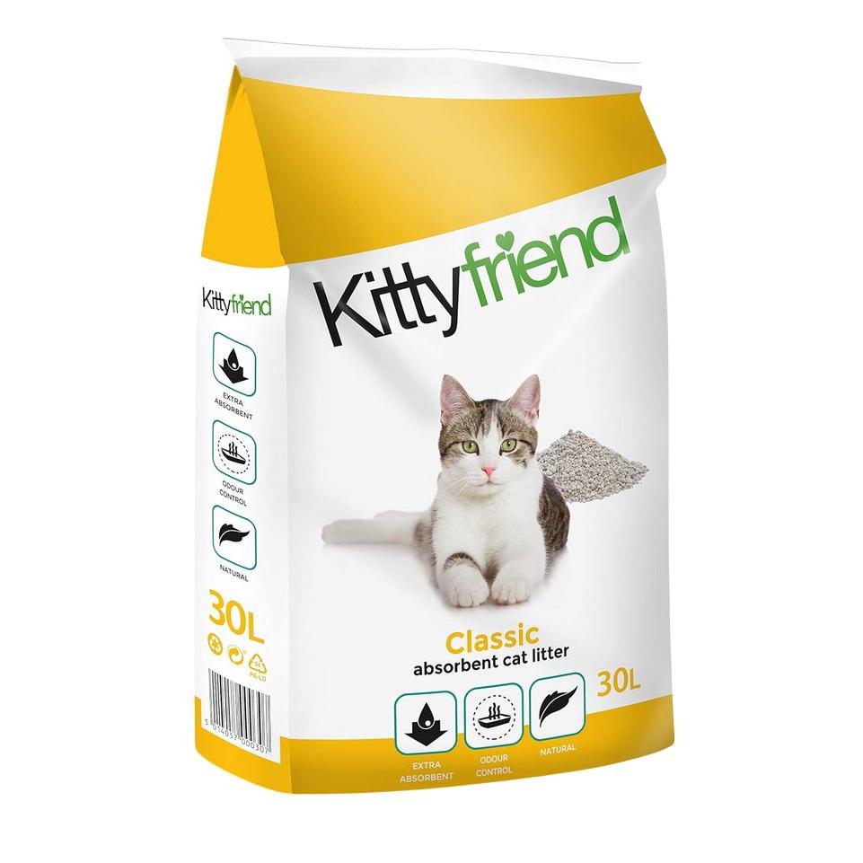 Kitty Friend Classic Cat Litter - 30L
