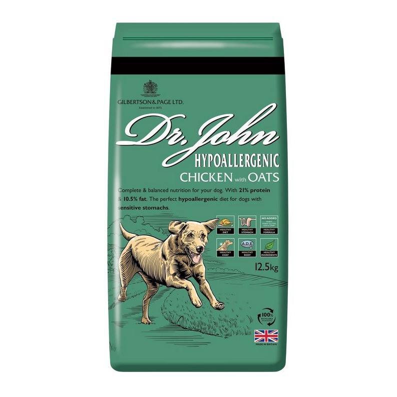 Dr John Hypoallergenic Chicken with Oats - 12.5kg