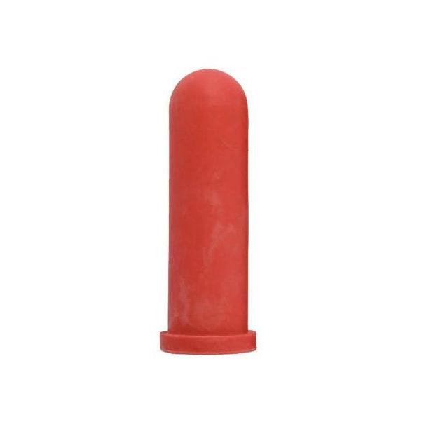 Super Cross Cut Single Red Calf Teat - 100mm