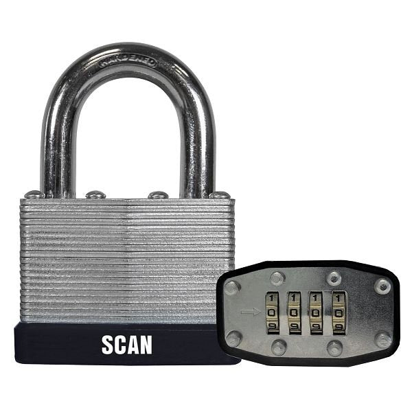 Scan Laminated Steel Combination Padlock