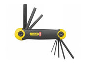 Stanley Metric Folding Hexagon Key - 8pc Set