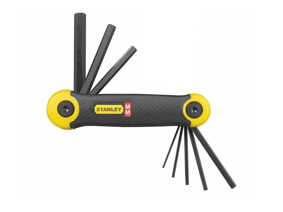 Stanley Metric Folding Hexagon Key - 8pc Set
