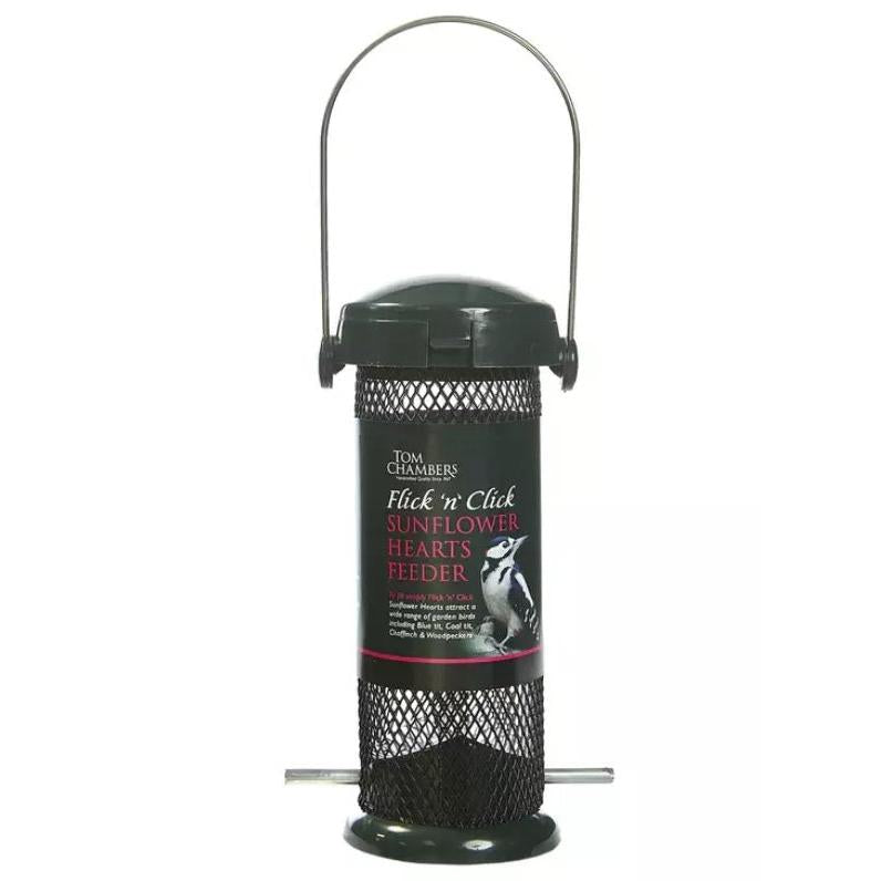 Tom Chambers Flick 'n' Click Sunflower Heart Feeder