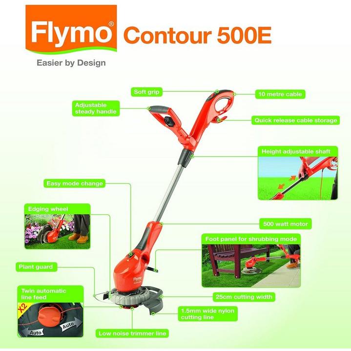 Flymo Contour 500E Grass Strimmer