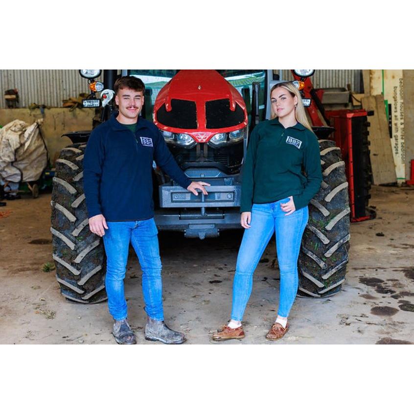 Back British Farming Unisex Recycled Microfleece 1/4 Zip