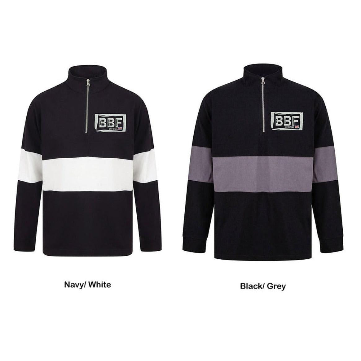 Back British Farming Unisex Panelled 1/4 Zip