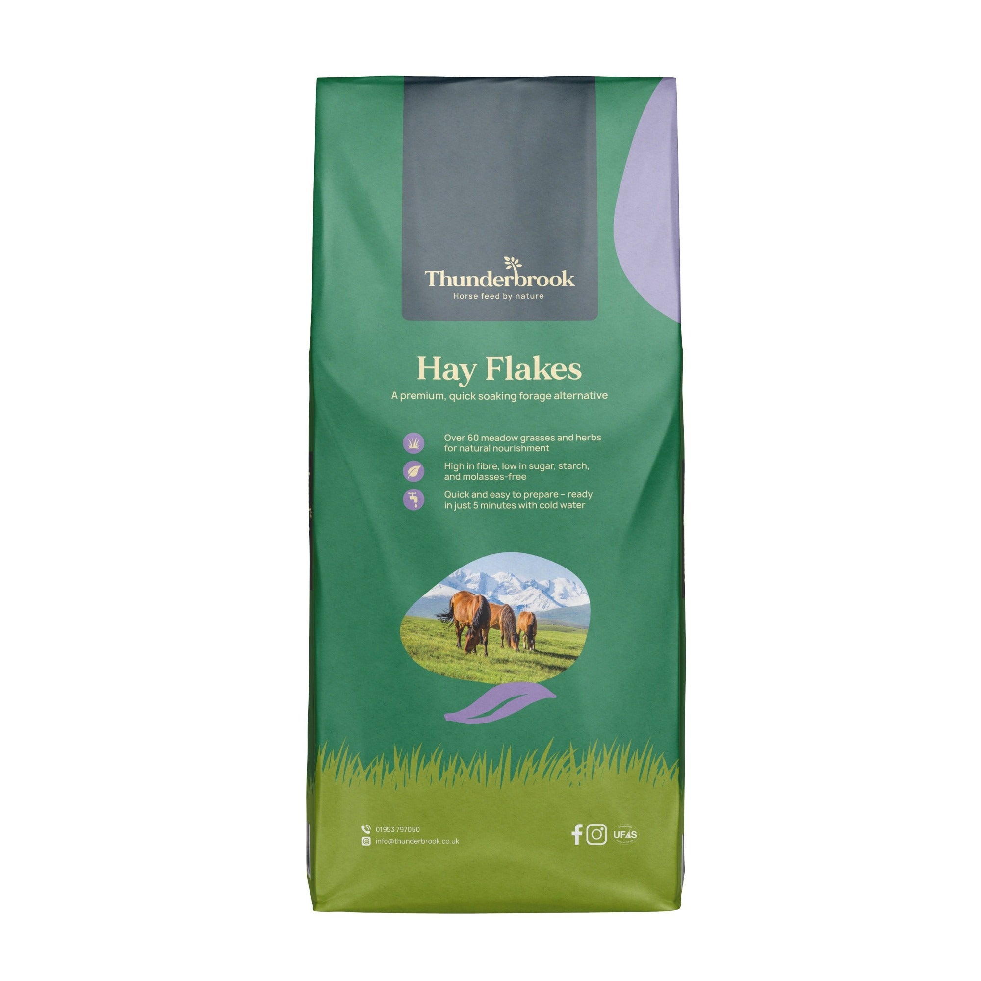 Thunderbrook Equestrian Hay Flakes - 20kg