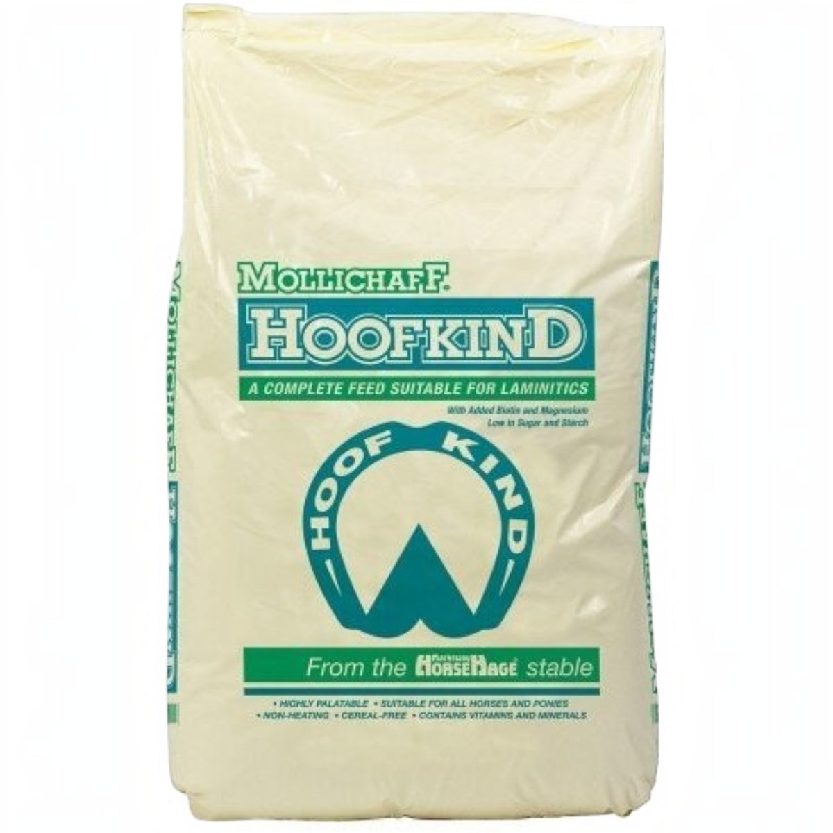 BATA LTD Mollichaff Hoofkind 15kg fibre-based horse feed bag for ponies prone to laminitis