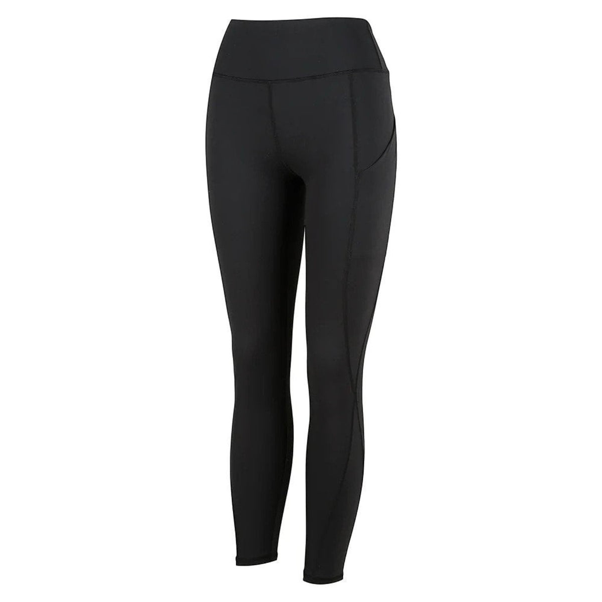 BATA LTD Ridgeline Infinity black ladies leggings with high waistband and side pockets in a soft brushed finish