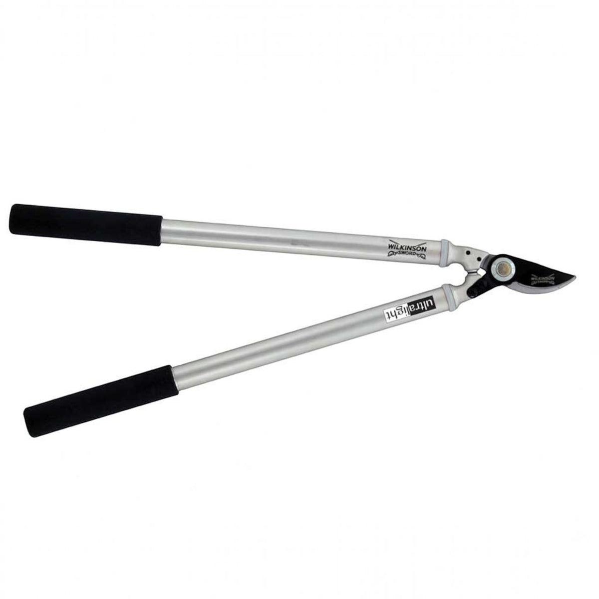 BATA LTD Wilkinson Sword ultralight bypass loppers with aluminium handles, black soft grips, and non-stick blades.